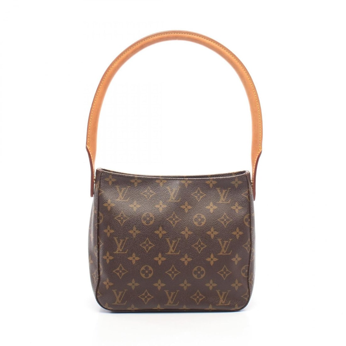 Louis Vuitton Looping MM Monogram Shoulder Bag/Handbag, Coated Canvas and Leather, Women's, Brown,: --- Catalog ---Category: SizeSize (HxWxD): 21cm x 24cm x 10cm / 8.26'' x 9.44'' x 3.93''Category: DesignType: Handbag, Shoulder bagColor: BrownGender: WomenMaterial: Coated canvas , Leather Category: 