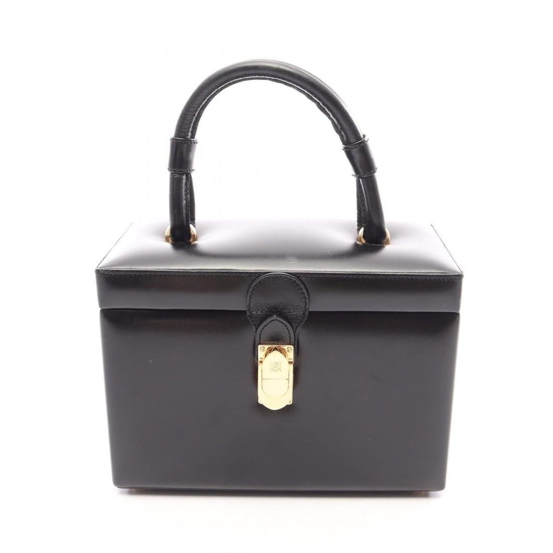 Loewe Anagram Handbag, Leather, Women's, Black: --- Catalog ---Category: SizeSize (HxWxD): 14cm x 20cm x 11cm / 5.51'' x 7.87'' x 4.33''Category: DesignType: HandbagColor: BlackGender: WomenMaterial: Leather Category: GeneralBrand: Loewe--- Item Li