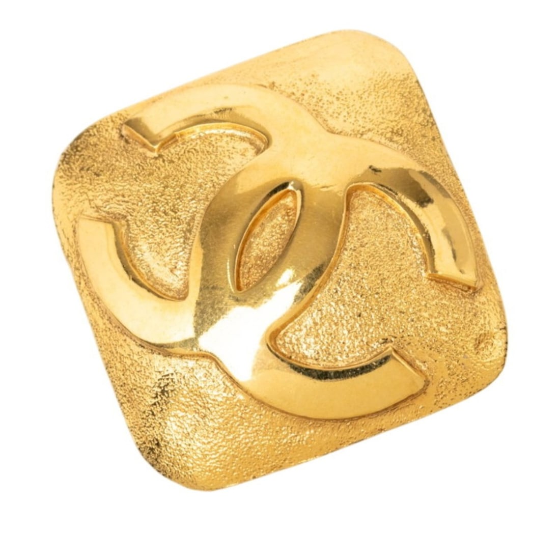 Chanel Coco Mark Diamond Motif Vintage Brooch, Size 29, Gold Plated, Women's CHANEL: --- Catalog ---Category: SizeSize (HxWxD): 4.23cm x 4.36cm / 1.66'' x 1.71''Category: DesignType: BroochColor: GoldGender: WomenMaterial: Gold platingCategory: GeneralBrand: Chanel--- Item List ---Sec