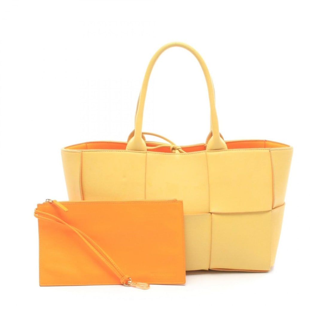 Bottega Veneta Small Arco Tote Bag Handbag Leather Women's Yellow: --- Catalog ---Category: SizeSize (HxWxD): 20.5cm x 32.5cm x 12cm / 8.07'' x 12.79'' x 4.72''Category: DesignType: Handbag, Tote bagColor: YellowGender: WomenMaterial: Leather Category: GeneralBrand: 