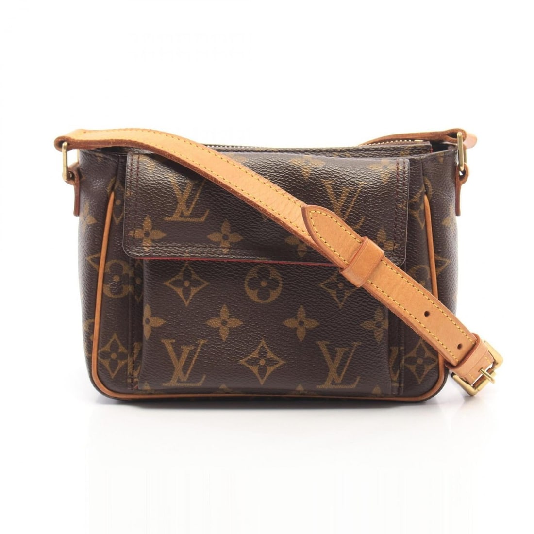 Louis Vuitton LOUIS VUITTON Vivacite PM Shoulder Bag Handbag Coated Canvas Leather Monogram Women's (1 of 20)