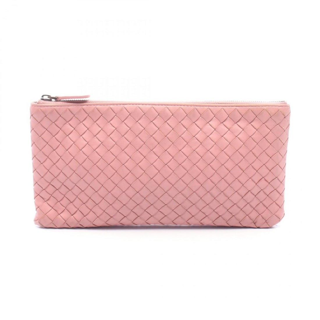 Bottega Veneta Intrecciato Handbag Pouch Leather Women's Pink: --- Catalog ---Category: SizeSize (HxWxD): 11.5cm x 23.5cm / 4.52'' x 9.25''Category: DesignType: PouchColor: PinkGender: WomenMaterial: Intrecciato Category: GeneralBrand: Bottega Veneta--- Item List