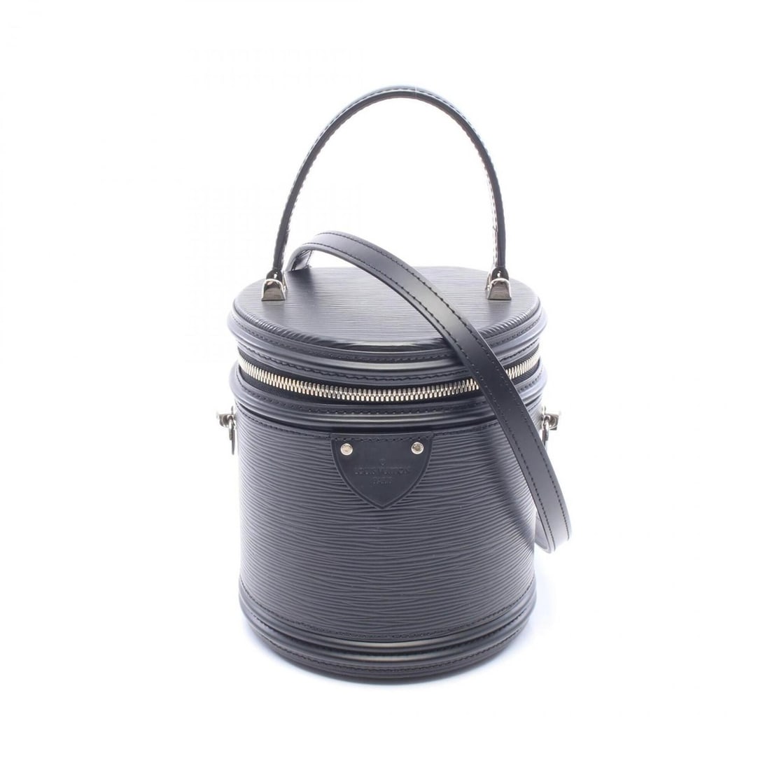 Louis Vuitton Cannes Epi Noir 2-Way Handbag, Leather, Women's, Black, M52226 (1 of 19)