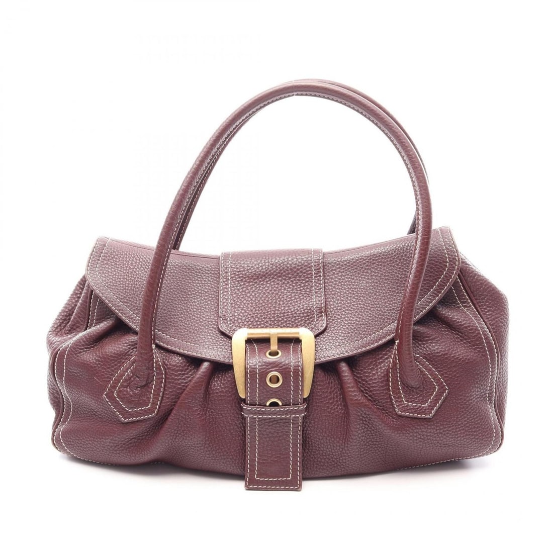 Celine Large Chouxquette Handbag, Leather, Women's, Bordeaux (Burgundy): --- Catalog ---Category: SizeSize (HxWxD): 27cm x 43cm x 10cm / 10.62'' x 16.92'' x 3.93''Category: DesignType: HandbagColor: BordeauxGender: WomenMaterial: Leather Category: GeneralBrand: Celine--- I