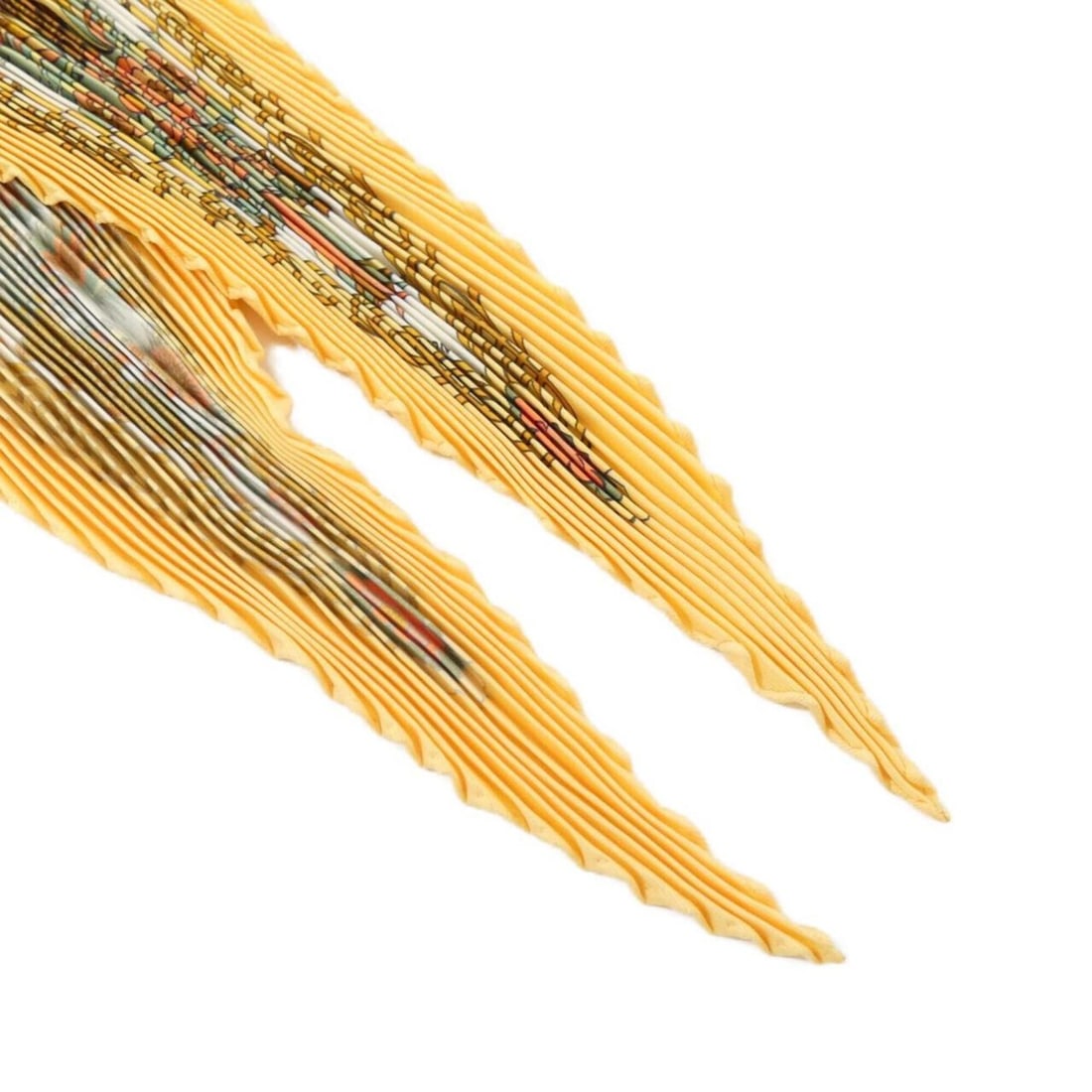 Hermes pleated scarf muffler - 2