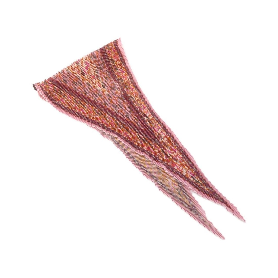 Hermes pleated scarf muffler: --- Catalog ---Category: SizeSize (LxW): 88.5cm x 88.5cm / 34.84'' x 34.84''Category: DesignType: ScarfColor: PinkGender: Men,WomenMaterial: Silk Category: GeneralLine: Pleated ScarfBrand: Hermes--- I