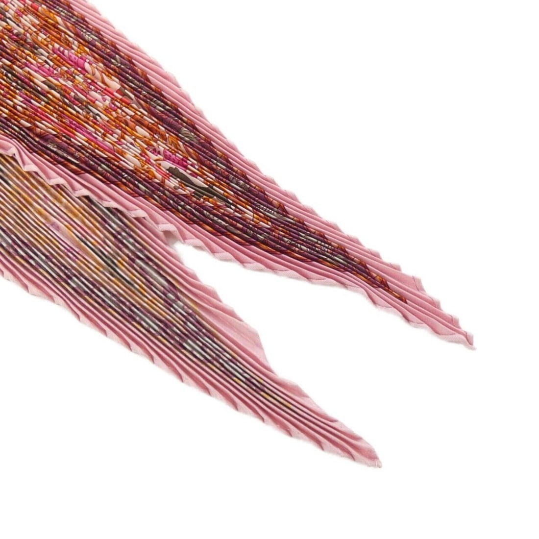 Hermes pleated scarf muffler - 2