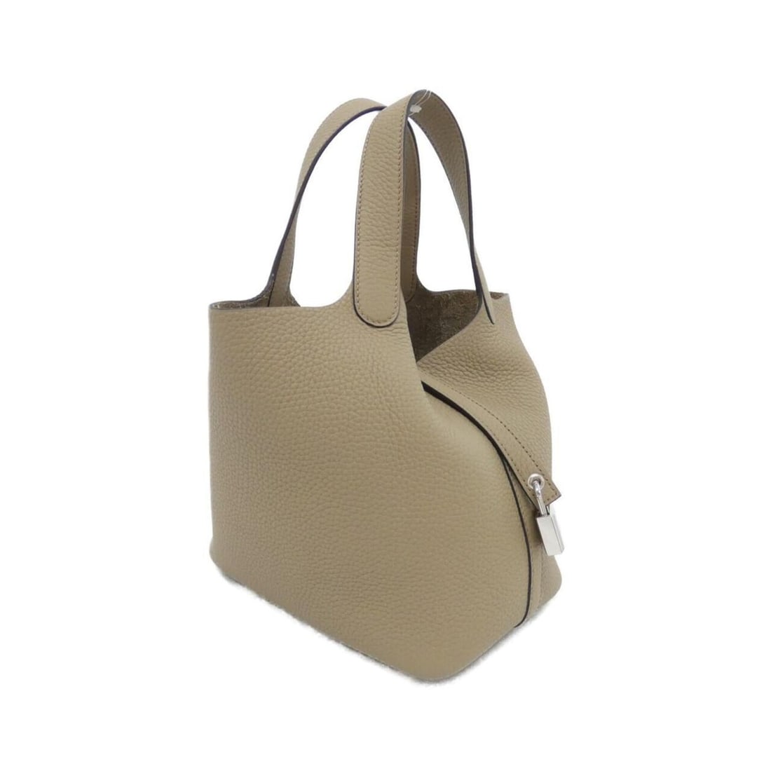 Hermes Picotin Lock PM 056289CK Handbag: --- Catalog ---Category: SizeSize (HxWxD): 18.5cm x 18cm x 13cm / 7.28'' x 7.08'' x 5.11''Category: DesignType: HandbagColor: BeigeGender: WomenMaterial: Taurillon clemence leather Hardware Color: