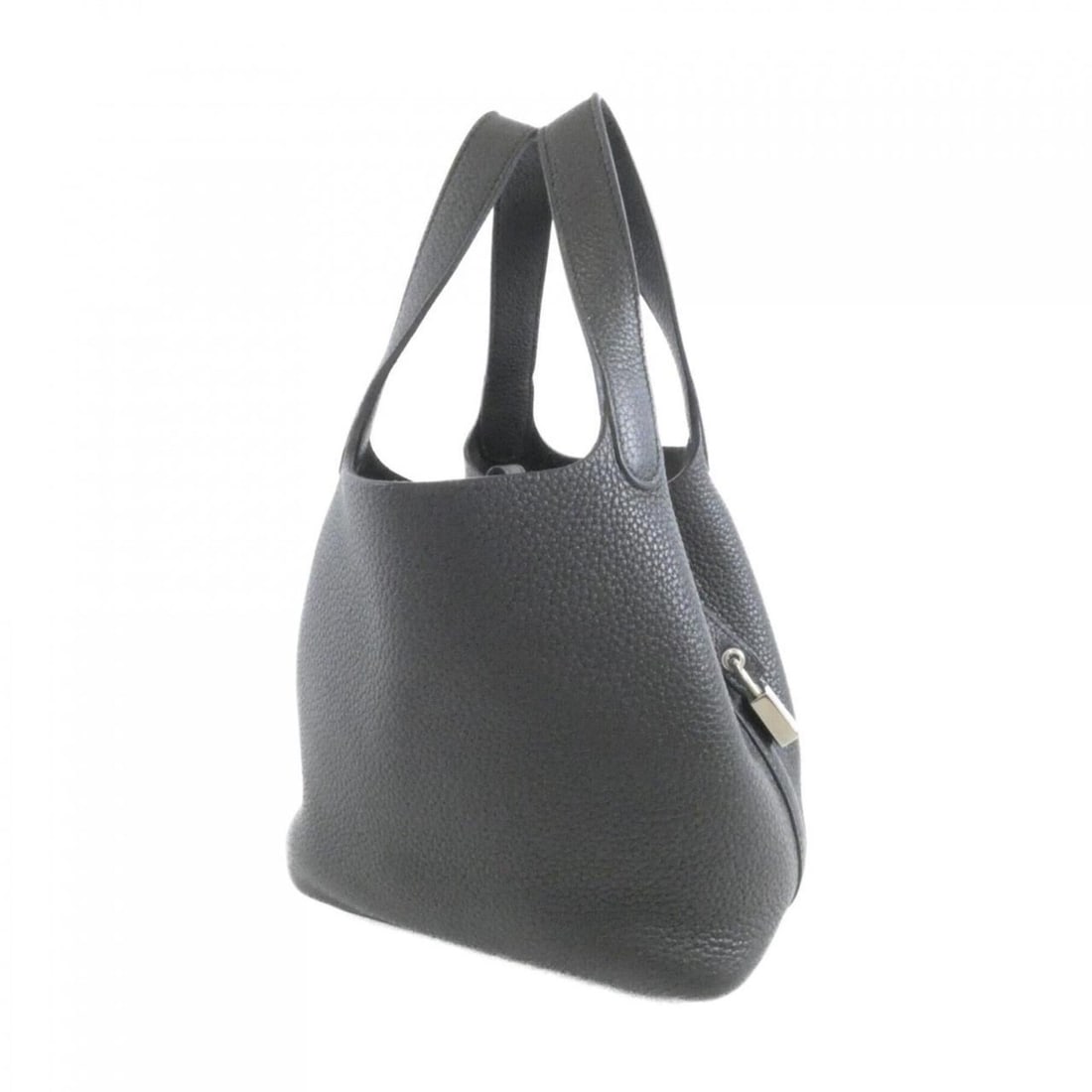 Hermes Picotin Lock PM 056289CK Handbag: --- Catalog ---Category: SizeSize (HxWxD): 19cm x 18cm x 14cm / 7.48'' x 7.08'' x 5.51''Category: DesignType: HandbagColor: BlackGender: WomenMaterial: Taurillon clemence leather Hardware Color:
