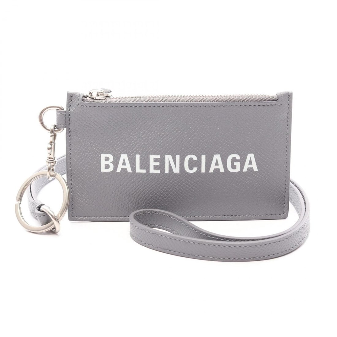 Balenciaga CASH Wallet - Men's Leather Coin Purse Gray (594548): --- Catalog ---Category: SizeSize (HxWxD): 7.5cm x 13cm x 1cm / 2.95'' x 5.11'' x 0.39''Category: DesignType: Coin purse/coin caseColor: GrayGender: MenMaterial: Leather Category: GeneralMPN: 594548Br