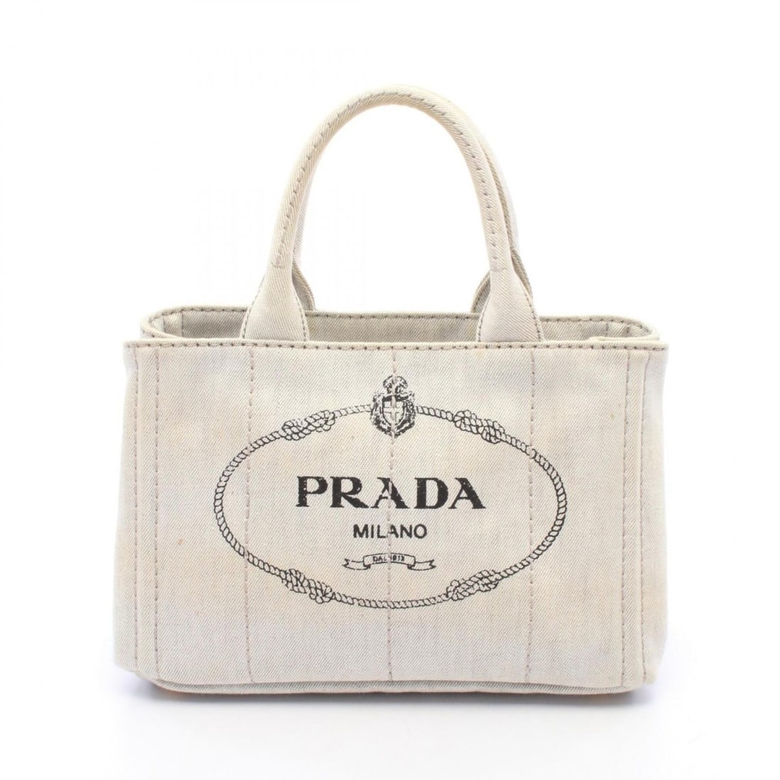 Prada DENIM CANAPA Tote Bag Handbag, Denim, Women's, Blue, 1BG439: --- Catalog ---Category: SizeSize (HxWxD): 19cm x 28cm x 14cm / 7.48'' x 11.02'' x 5.51''Category: DesignType: Handbag, Tote bagGender: WomenMaterial: Denim Category: GeneralMPN: 1BG439Brand: Prada---
