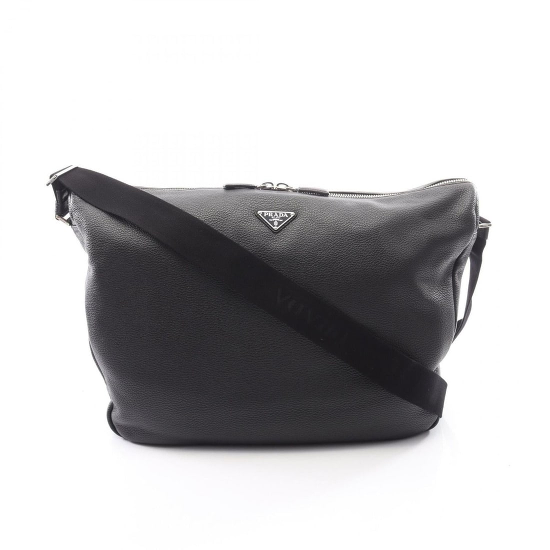 Prada VIT.DAINO Shoulder Bag/Handbag, Leather, Men's, Black, 2VH185 (1 of 13)
