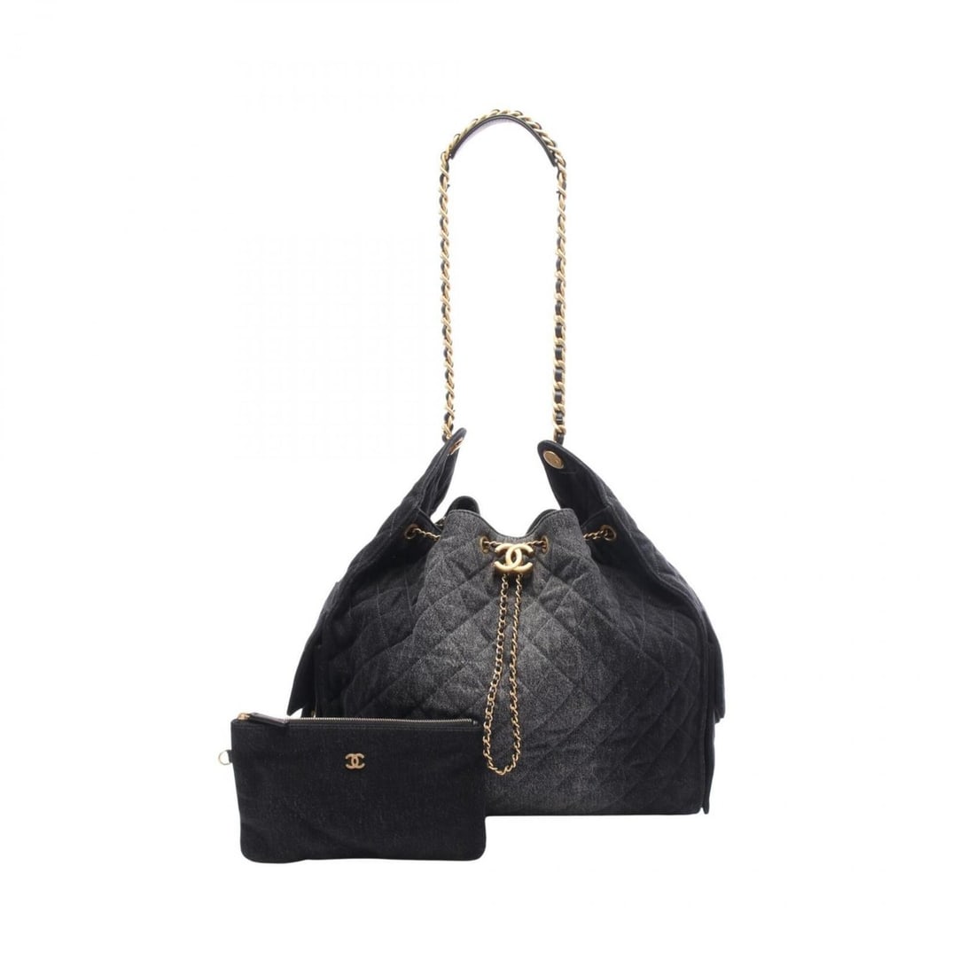 Chanel 25 Large Shopping Bag, Shoulder Handbag, Denim Leather, Women's, Black (AS5553): --- Catalog ---Category: SizeSize (HxWxD): 32cm x 36cm x 14cm / 12.59'' x 14.17'' x 5.51''Category: DesignType: Handbag, Shopping bag, Shoulder bagColor: BlackGender: WomenMaterial: Denim , Leather Ha