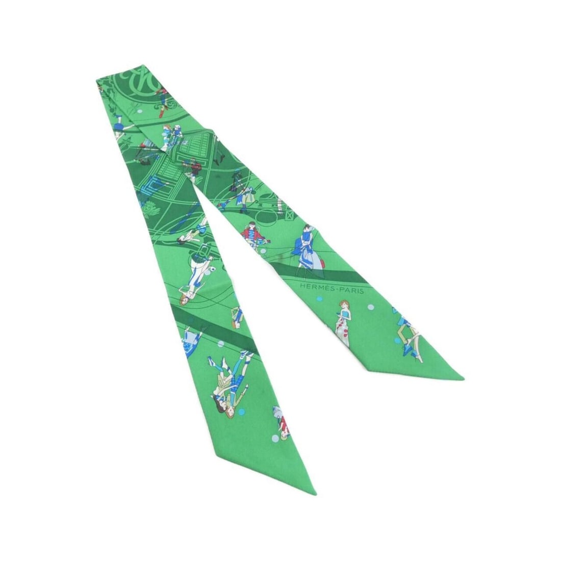 Hermes Twilly 063416S Scarf Muffler: --- Catalog ---Category: SizeSize (LxW): 86cm x 5cm / 33.85'' x 1.96''Category: DesignType: ScarfGender: Women,MenMaterial: Silk Category: GeneralLine: TwillyBrand: Hermes--- Item List ---Section: Con