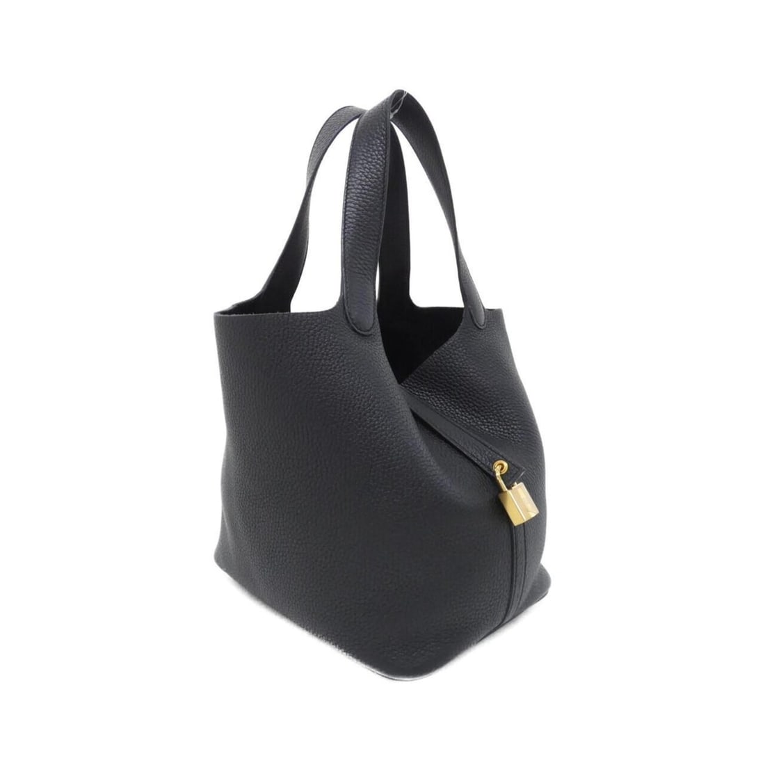 Hermes Picotin Lock MM 060991CC Handbag: --- Catalog ---Category: SizeWeight: 650g / 1.43lb.Size (HxWxD): 22cm x 23cm x 17cm / 8.66'' x 9.05'' x 6.69''Handle Length: 34cm / 13.38''Category: DesignType: HandbagColor: BlackGender: