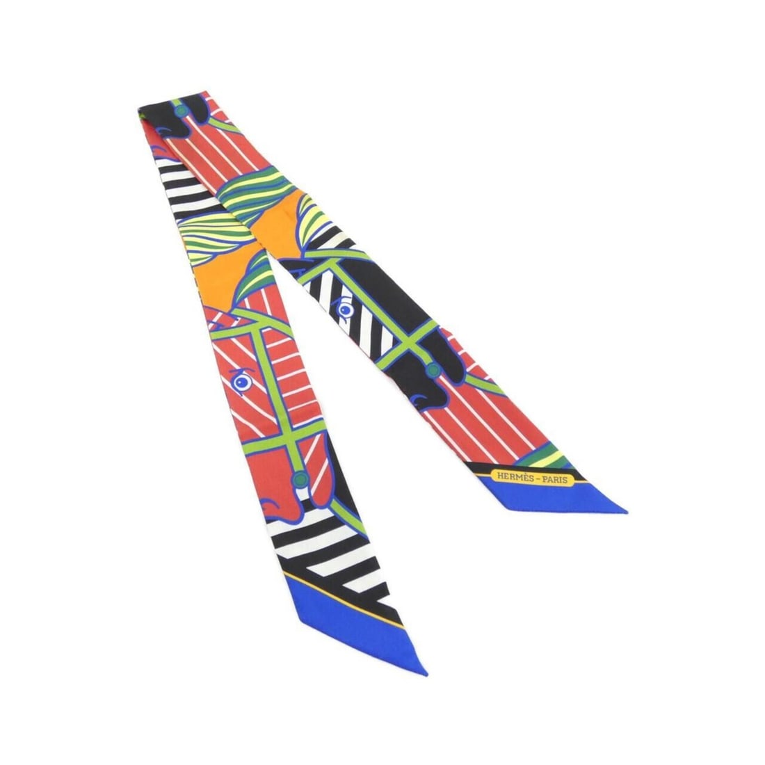 Hermes Twilly 063349S Scarf Muffler: --- Catalog ---Category: SizeSize (LxW): 86cm x 5cm / 33.85'' x 1.96''Category: DesignType: ScarfColor: Blue, OrangeGender: Women,MenMaterial: Silk Category: GeneralLine: TwillyBrand: Hermes--- Item L