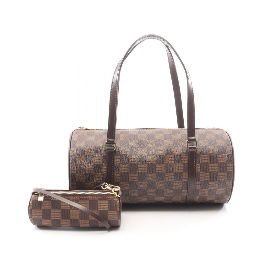 Louis Vuitton Papillon 30 Damier Ebene Handbag, Coated Canvas and Leather, Pattern, Women's, Brown,: --- Catalog ---Category: SizeSize (HxWxD): 15cm x 30cm x 15cm / 5.9'' x 11.81'' x 5.9''Category: DesignType: Handbag, PouchColor: Brown, EbeneGender: WomenMaterial: Coated canvas , Leather Category: G