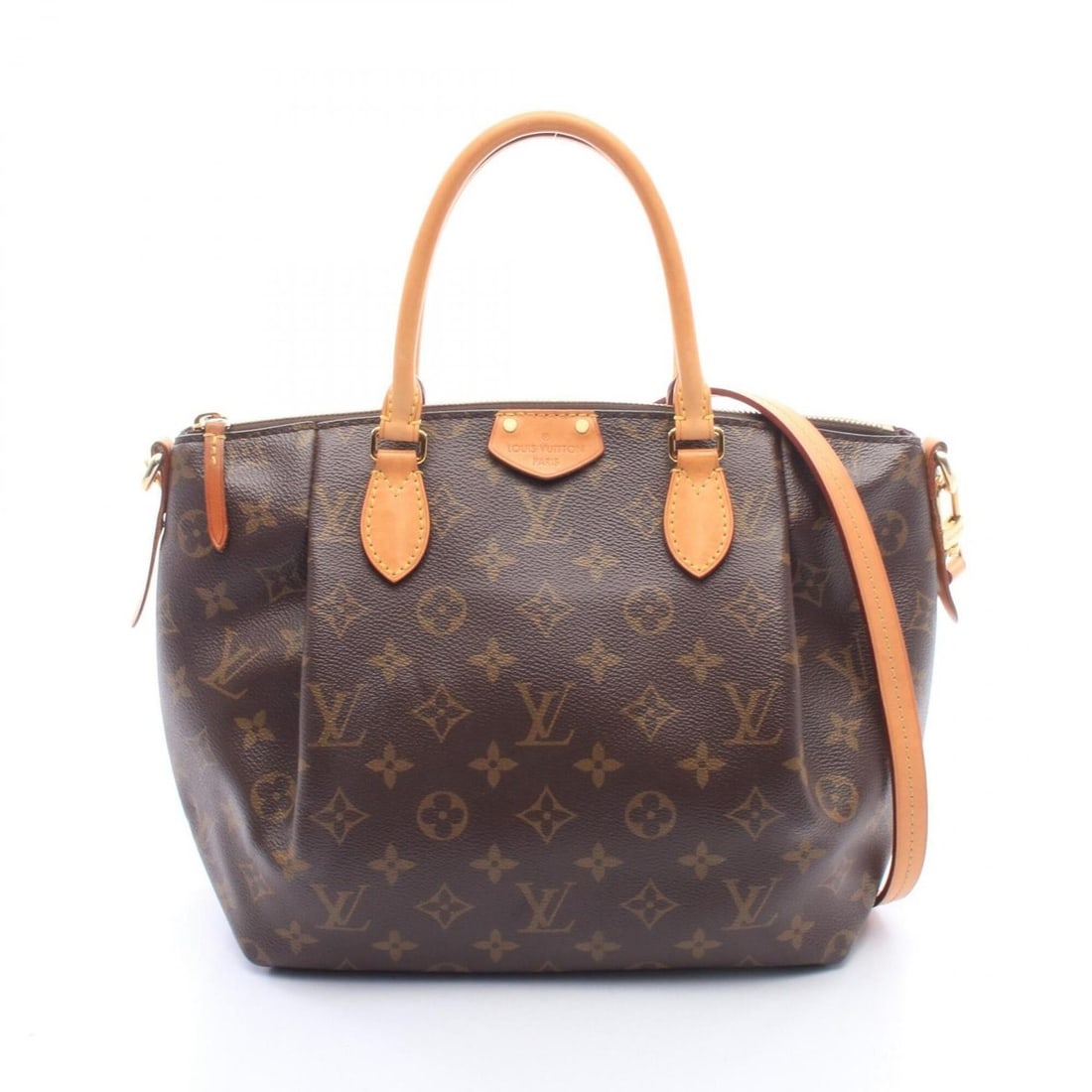 Louis Vuitton Turenne PM Monogram 2-Way Handbag, Coated Canvas and Leather, Women's, Brown, M48813: --- Catalog ---Category: SizeSize (HxWxD): 23cm x 23cm x 11cm / 9.05'' x 9.05'' x 4.33''Category: DesignType: HandbagColor: BrownGender: WomenMaterial: PVC , Leather Category: GeneralMPN: M48813Brand: