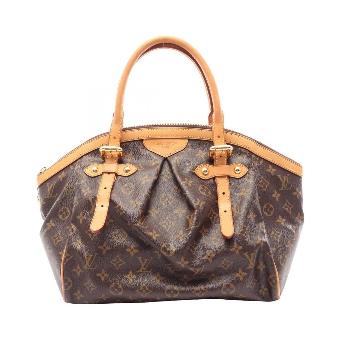 Louis Vuitton Tivoli GM Handbag, Coated Canvas and Leather, Monogram Pattern, Women's, Brown, M40144: --- Catalog ---Category: SizeSize (HxWxD): 27cm x 33cm x 19cm / 10.62'' x 12.99'' x 7.48''Category: DesignType: HandbagColor: BrownGender: WomenMaterial: Coated canvas , Leather Category: GeneralMPN: 