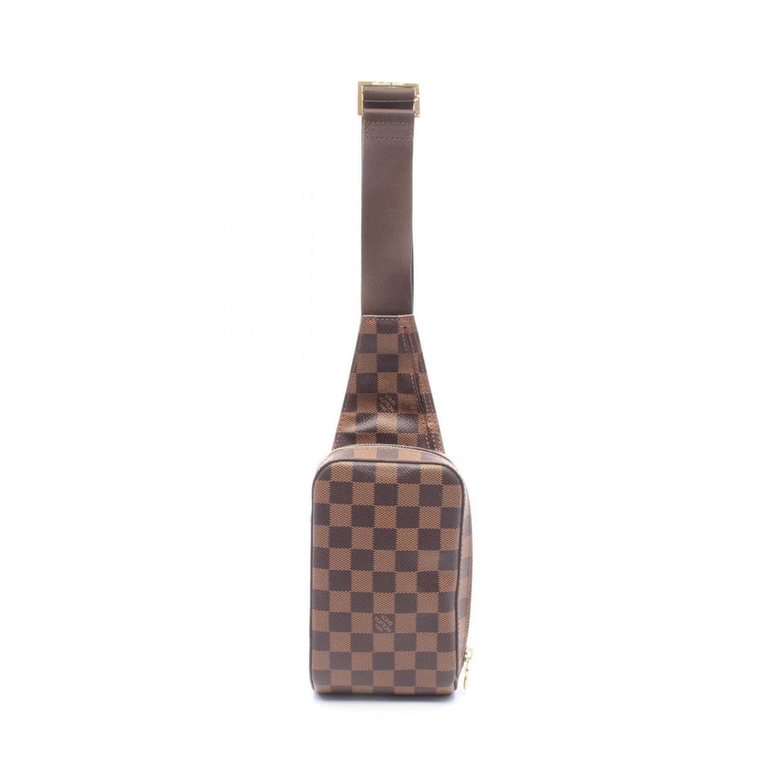 Louis Vuitton Geronimos Damier Ebene Waist Bag/Body Bag/Handbag, Coated Canvas, Pattern,: --- Catalog ---Category: SizeSize (HxWxD): 19cm x 11.5cm x 5cm / 7.48'' x 4.52'' x 1.96''Category: DesignType: Fanny pack, HandbagColor: Brown, EbeneGender: Men,WomenMaterial: Coated canvas Category: