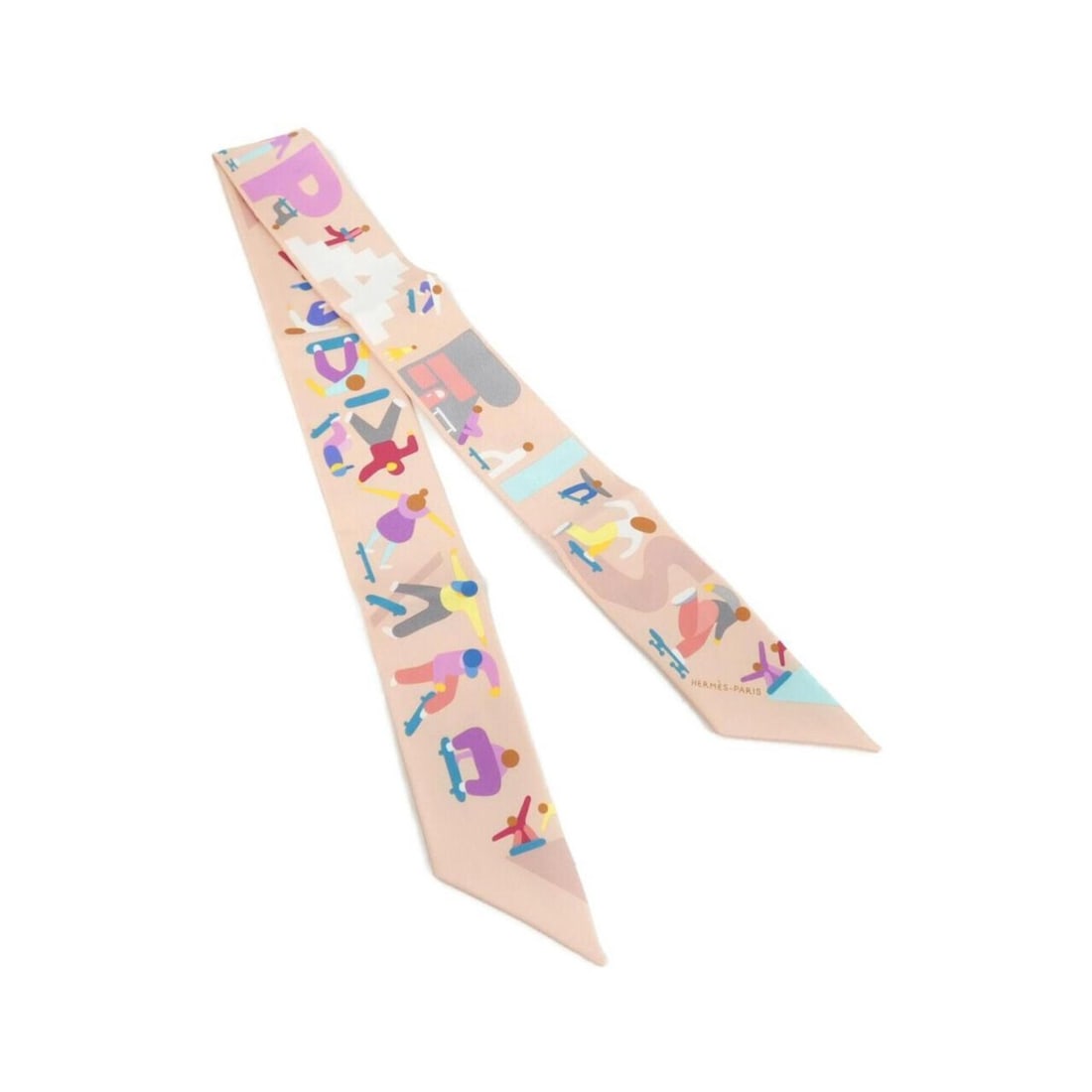 Hermes Figures Libraries Twilly 064176S Scarf Muffler: --- Catalog ---Category: SizeSize (LxW): 5cm x 86cm / 1.96'' x 33.85''Category: DesignType: ScarfColor: Blue, Multi-color, PinkGender: Men,WomenMaterial: Silk Category: GeneralMPN: 064176SBrand: