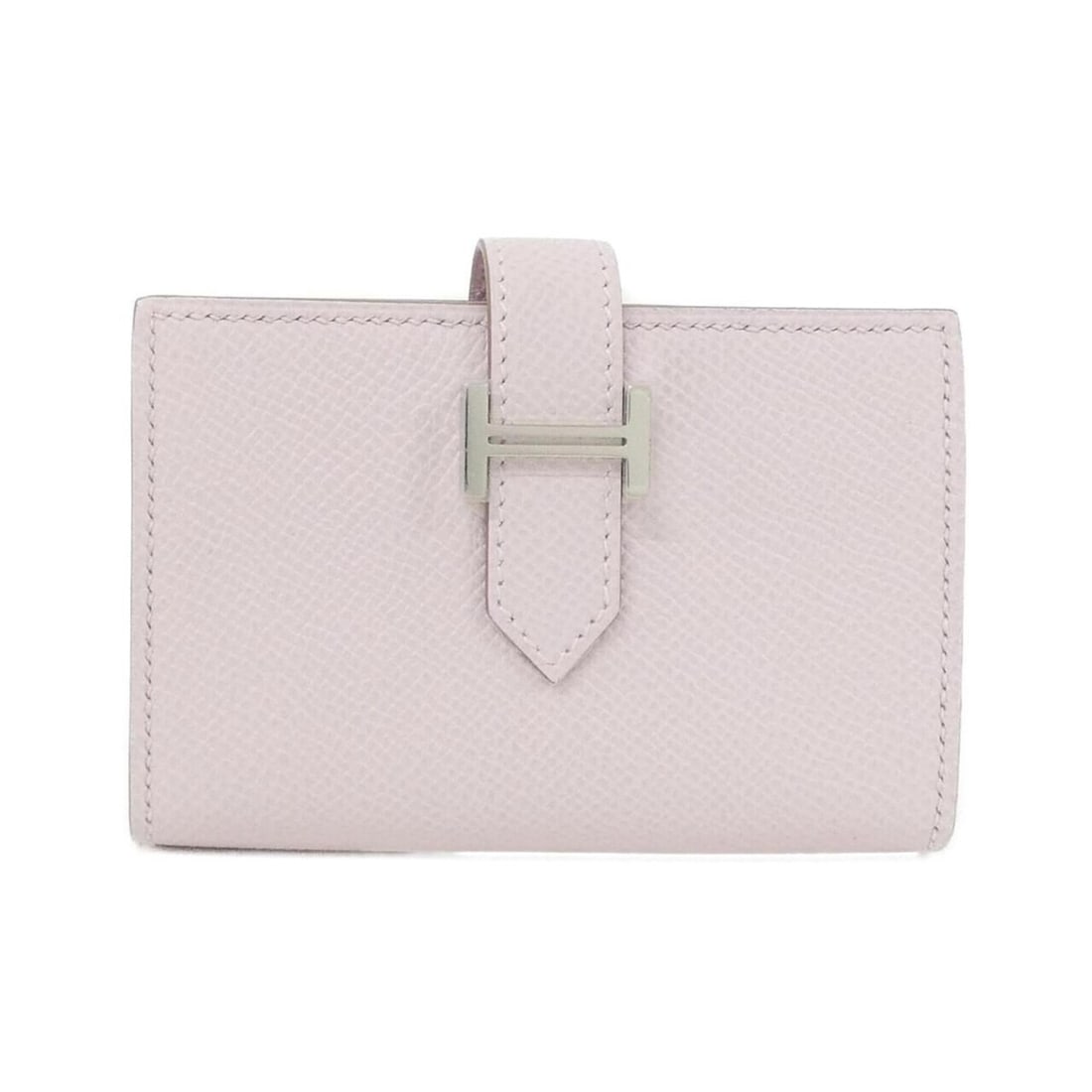 Hermes Bearn Mini 039796CK Wallet: --- Catalog ---Category: SizeSize (HxWxD): 7cm x 10.5cm x 1.5cm / 2.75'' x 4.13'' x 0.59''Category: DesignType: Wallet (bi-fold)Color: Light pinkGender: WomenMaterial: Epsom leather Category: