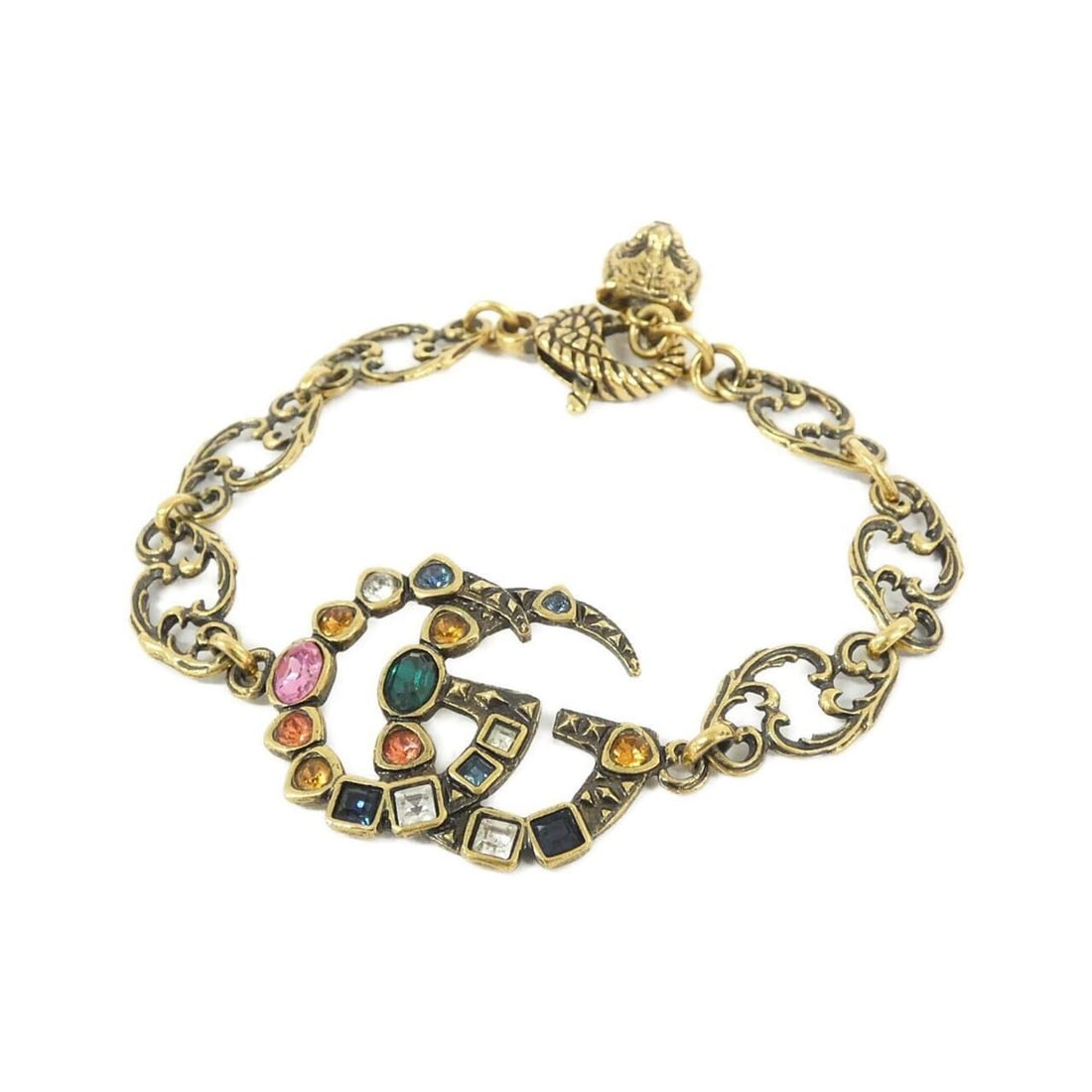 Gucci 530532 I7486 Bracelet: --- Catalog ---Category: SizeLength: 18cm - 20cm / 7.08'' - 7.87''Category: DesignType: Charm braceletColor: GoldGender: Women,MenCategory: GeneralMPN: 530532 I7486Brand: Gucci--- Item List ---Section