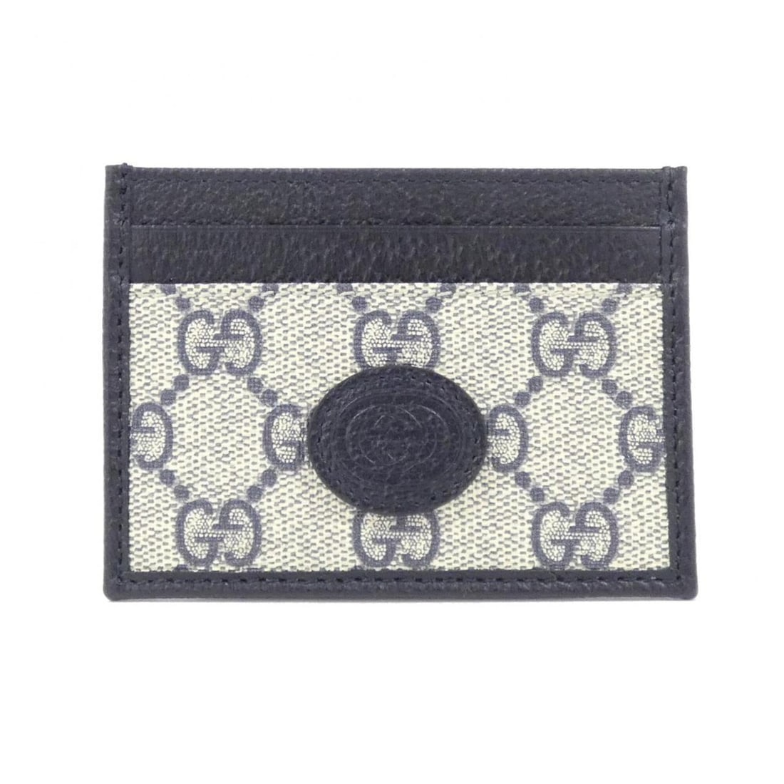 Gucci 673002 K9GSN Business Card Holder/Card Case: --- Catalog ---Category: DesignType: Card caseColor: Beige, BlueGender: Women,MenMaterial: GG Supreme , Canvas Category: GeneralMPN: 673002 K9GSNBrand: GucciCategory: Physical PropertiesSize (HxWxD): 