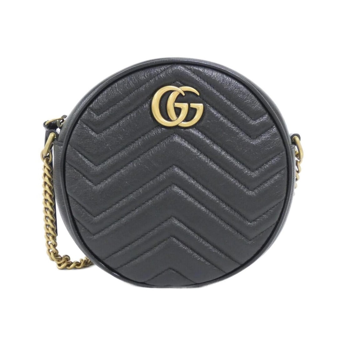 Gucci GG Marmont 550154 0OLET Shoulder Bag: --- Catalog ---Category: SizeSize (HxWxD): 18cm x 18cm x 8cm / 7.08'' x 7.08'' x 3.14''Category: DesignType: Shoulder bagColor: BlackGender: Women,MenMaterial: Quilting , Leather Category: GeneralMPN: