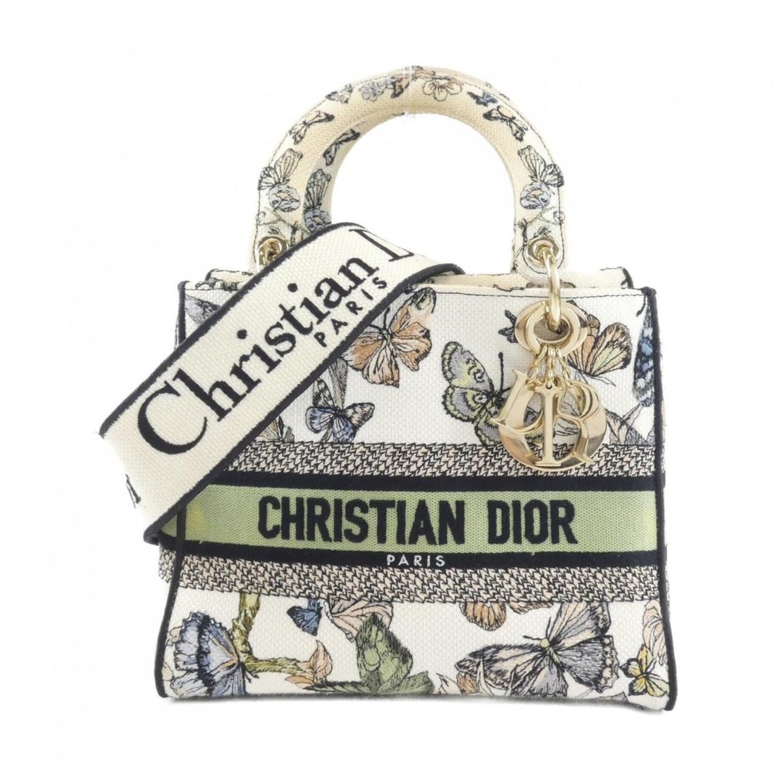 Christian Dior TOILE DE JOUY MEXICO Lady D-Lite Medium Handbag M0565OESR: --- Catalog ---Category: SizeSize (HxWxD): 20cm x 24cm x 12cm / 7.87'' x 9.44'' x 4.72''Category: DesignType: HandbagColor: Multi-color, WhiteGender: WomenMaterial: Canvas Category: GeneralMPN: M0565O
