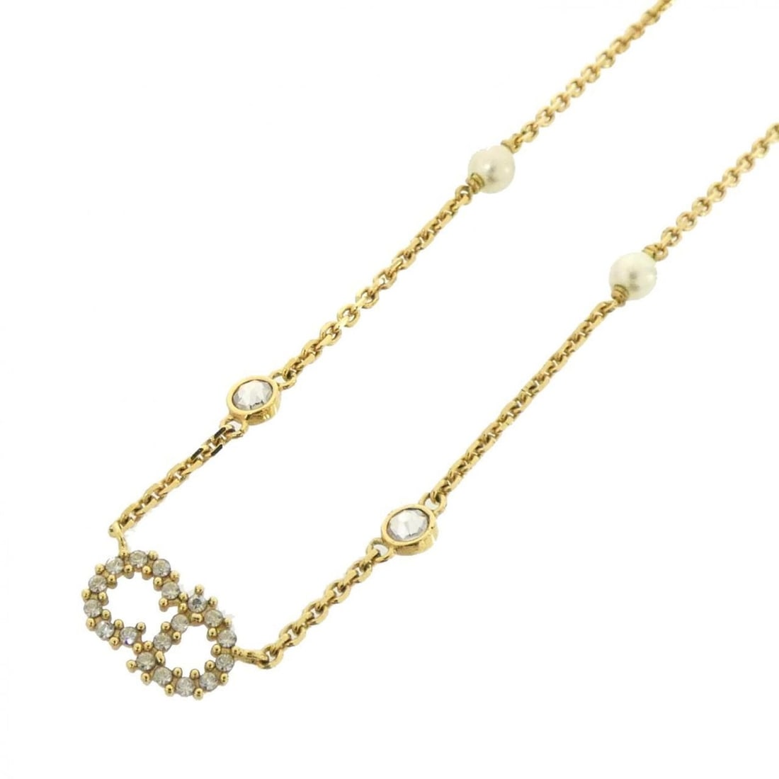 Christian Dior Claire Di Lune N1033CDLCY Necklace: --- Catalog ---Category: SizePendant Size: 8mm x 12mm / 0.31'' x 0.47''Neck Circumference: 39 cm - 42 cm / 15.35'' - 16.53''Category: DesignColor: Clear, Gold, WhiteGender: WomenNecklace Type: Necklac