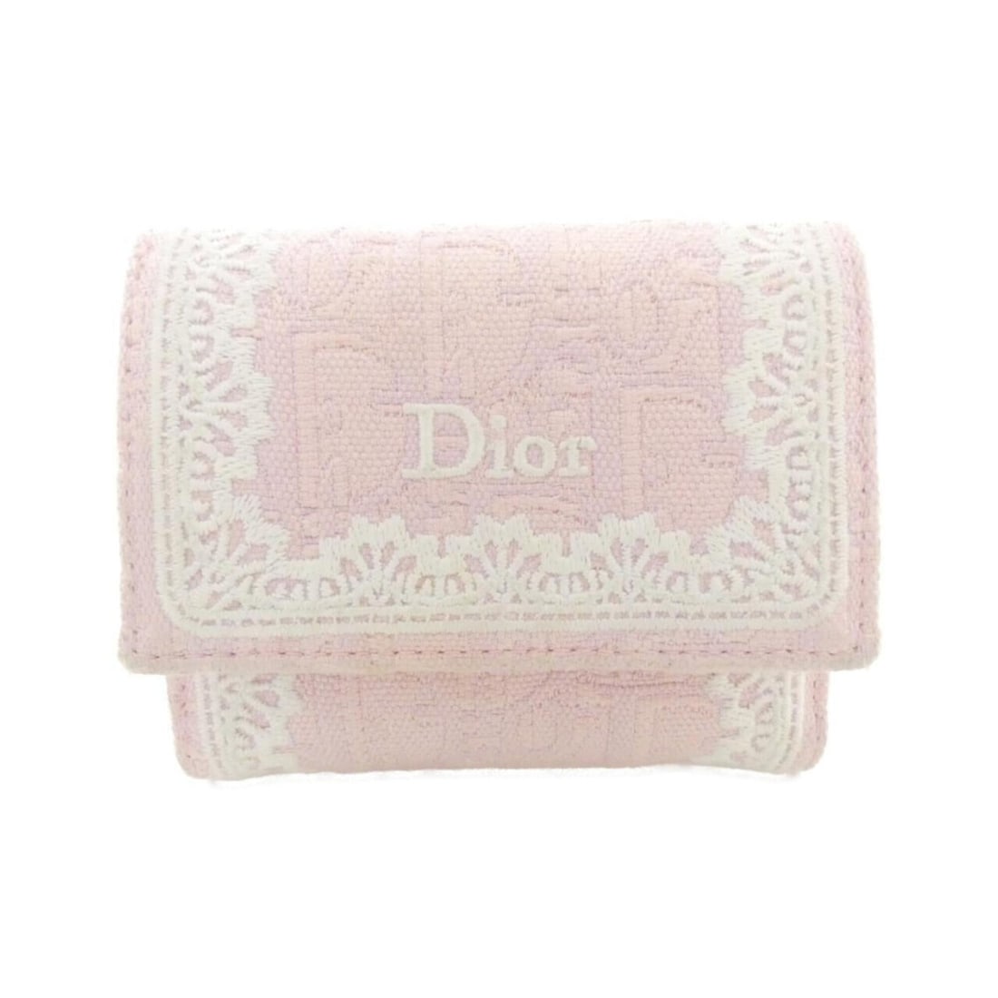 Christian Dior Oblique Lotus Wallet S2416OUKL: --- Catalog ---Category: SizeSize (HxWxD): 9cm x 10cm x 3cm / 3.54'' x 3.93'' x 1.18''Category: DesignType: Wallet (tri-fold)Color: PinkGender: WomenMaterial: Canvas Category: GeneralMPN: S2416OUKLBra