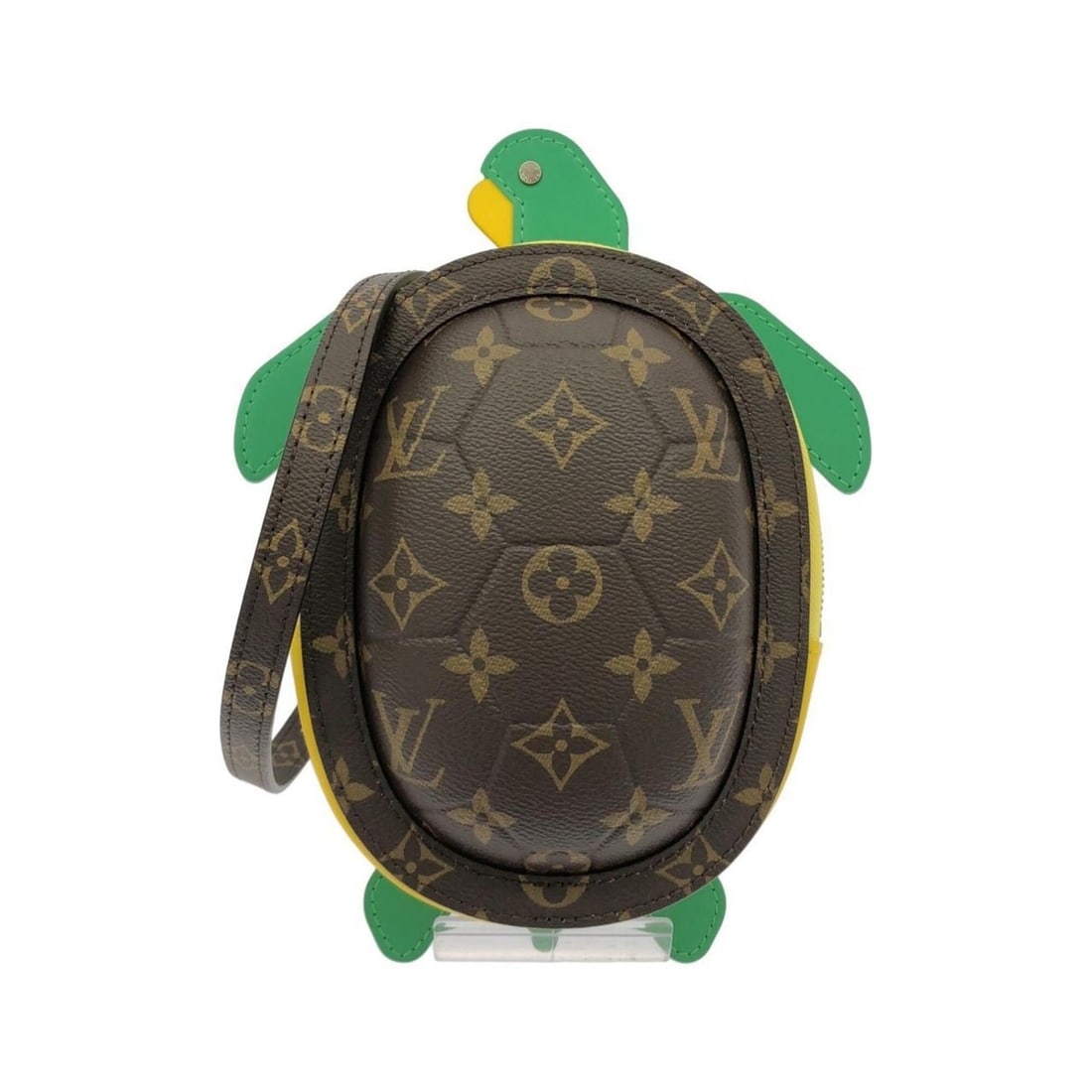 Louis Vuitton Monogram Reverse LV Turtle Wearable Wallet M25804 Shoulder Bag: --- Catalog ---Category: SizeSize (HxWxD): 19cm x 14cm x 3cm / 7.48'' x 5.51'' x 1.18''Category: DesignType: Shoulder bagColor: MarronGender: Men,WomenMaterial: Coated canvas , Leather Hardware Color: