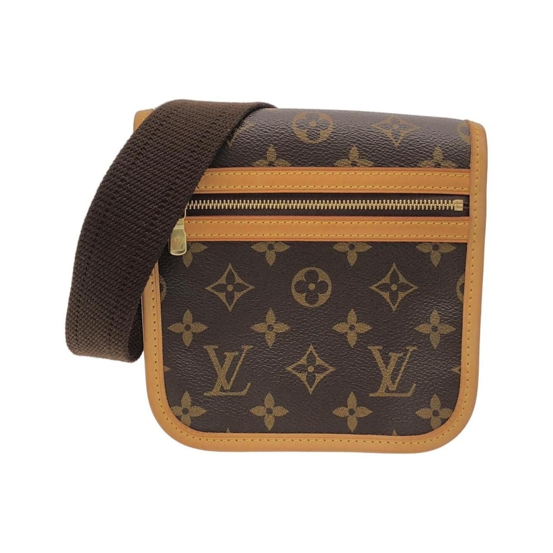 Louis Vuitton Monogram Bumbag Bosphore M40108 Shoulder Bag: --- Catalog ---Category: SizeSize (HxWxD): 17cm x 17cm x 3cm / 6.69'' x 6.69'' x 1.18''Category: DesignType: Shoulder bagColor: MarronGender: WomenMaterial: Coated canvas Hardware Color: