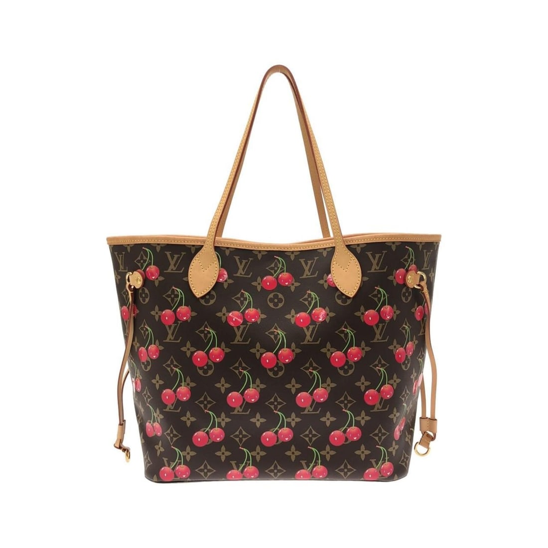 Louis Vuitton Monogram Cherry (LV x TM) Neverfull MM M13263 Handbag: --- Catalog ---Category: SizeSize (HxWxD): 30cm x 46cm x 16cm / 11.81'' x 18.11'' x 6.29''Category: DesignType: Handbag, PouchColor: MarronGender: Men,WomenMaterial: Coated canvas Hardware Color: Gold