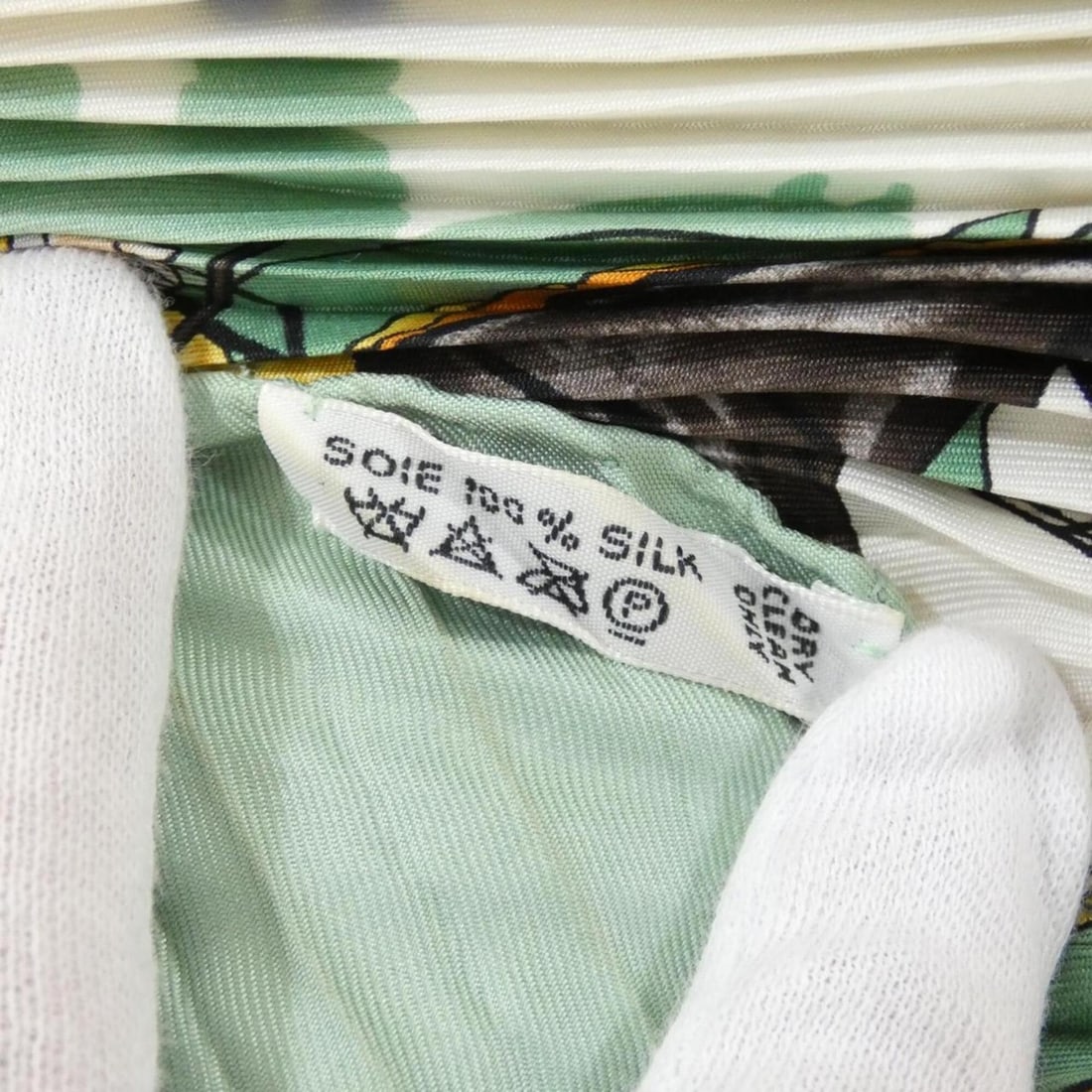 Hermes pleated scarf muffler - 6
