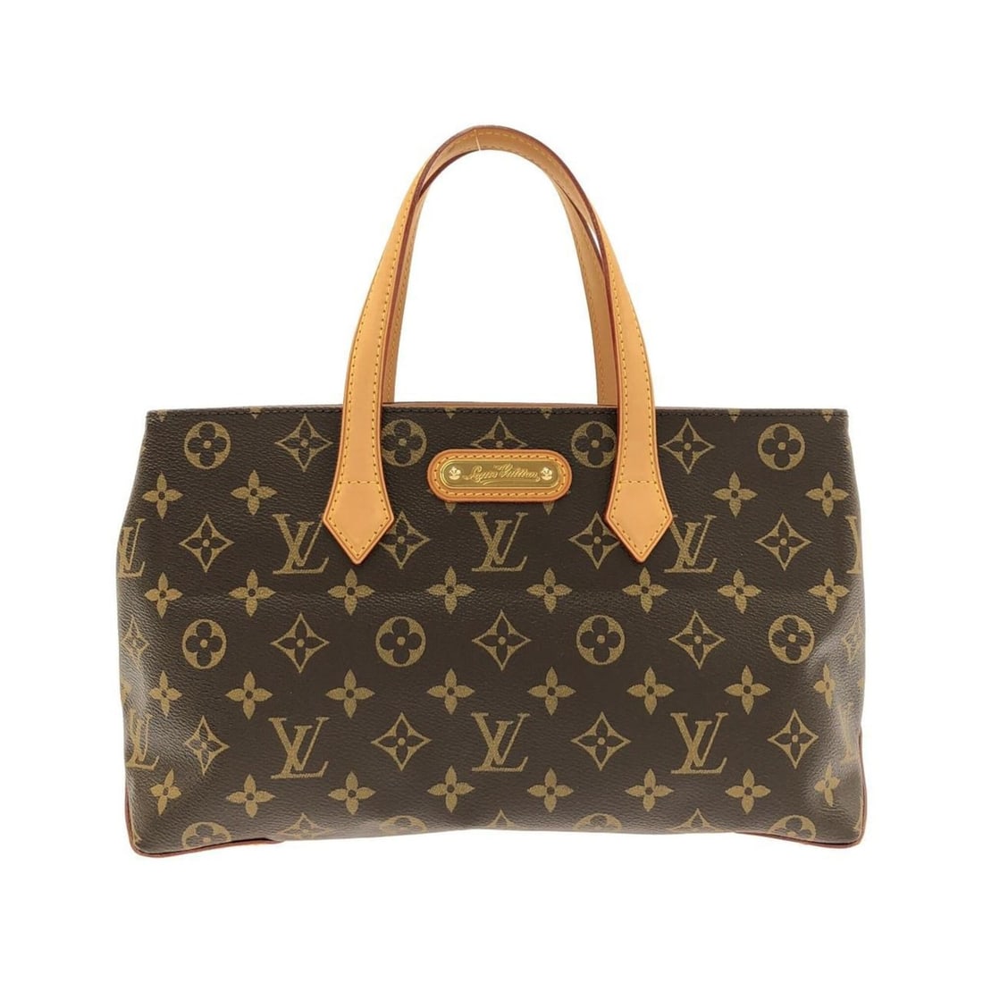 Louis Vuitton Monogram Wilshire PM M40595 Handbag: --- Catalog ---Category: SizeSize (HxWxD): 18cm x 29.5cm x 11cm / 7.08'' x 11.61'' x 4.33''Category: DesignType: HandbagColor: MarronGender: Women,MenMaterial: Coated canvas Hardware Color: GoldCatego