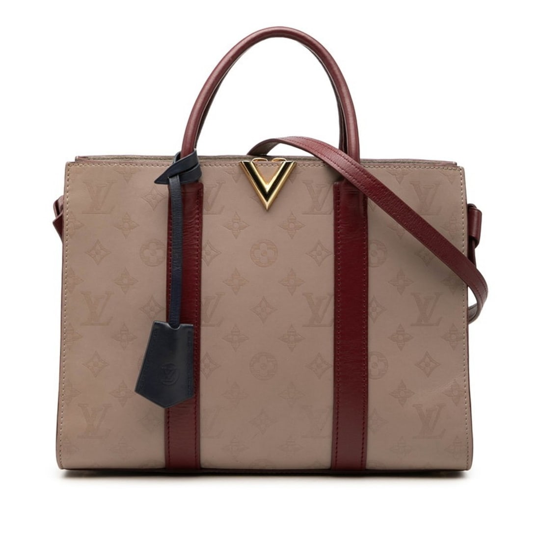 Louis Vuitton Monogram Very Tote MM Bag Shoulder 2WAY M42888 Mastic Raisin Beige Bordeaux Leather: --- Catalog ---Category: SizeStrap Drop: 44.5cm / 17.51''Handle Drop: 9.50cm / 3.74''Size (HxWxD): 22cm x 30cm x 13cm / 8.66'' x 11.81'' x 5.11''Category: DesignType: Shoulder bag, Tote bagColor: Bord