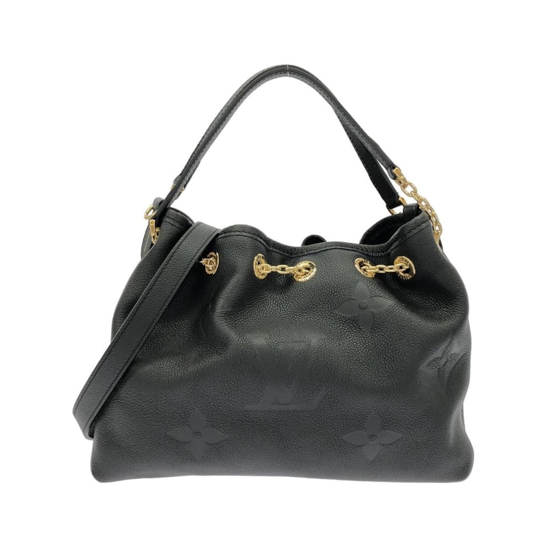 Louis Vuitton Monogram Empreinte LV Bundle M47209 Handbag: --- Catalog ---Category: SizeSize (HxWxD): 22cm x 28cm x 10cm / 8.66'' x 11.02'' x 3.93''Category: DesignType: HandbagColor: BlackGender: Men,WomenMaterial: Leather Leather/Fur Type: CalfskinCategory: