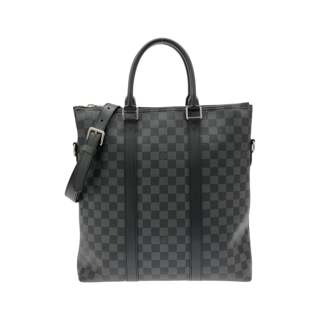 Louis Vuitton Damier Graphite Anton Tote N40000 Handbag: --- Catalog ---Category: SizeSize (HxWxD): 38cm x 39cm x 9.5cm / 14.96'' x 15.35'' x 3.74''Category: DesignType: HandbagColor: Dark gray, GraphiteGender: MenMaterial: Coated canvas Category: GeneralMP