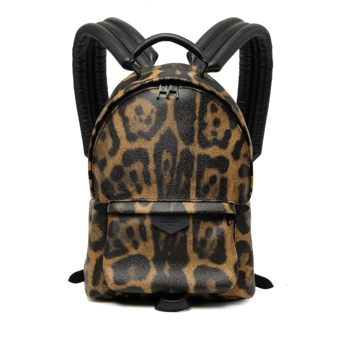Louis Vuitton Animal Print Leopard Palm Springs Backpack PM (M52020) - Black/Brown Leather Women's: --- Catalog ---Category: SizeHandle Drop: 4.00cm / 1.57''Size (HxWxD): 30cm x 20cm x 9.5cm / 11.81'' x 7.87'' x 3.74''Strap Length: 80cm / 31.49''Category: DesignType: BackpackColor: Black, BrownGende