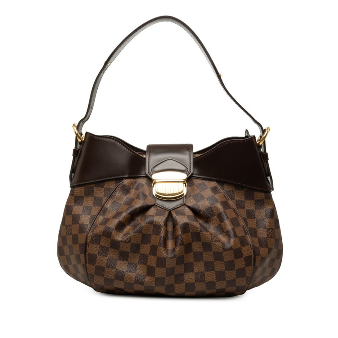 Louis Vuitton Damier Sistina MM Handbag One-Shoulder Bag N41541 Brown Leather Women's LOUIS VUITTON: --- Catalog ---Category: SizeHandle Drop: 20.00cm / 7.87''Size (HxWxD): 26cm x 40.5cm x 14cm / 10.23'' x 15.94'' x 5.51''Category: DesignType: Handbag, Shoulder bagColor: BrownGender: WomenMaterial: P