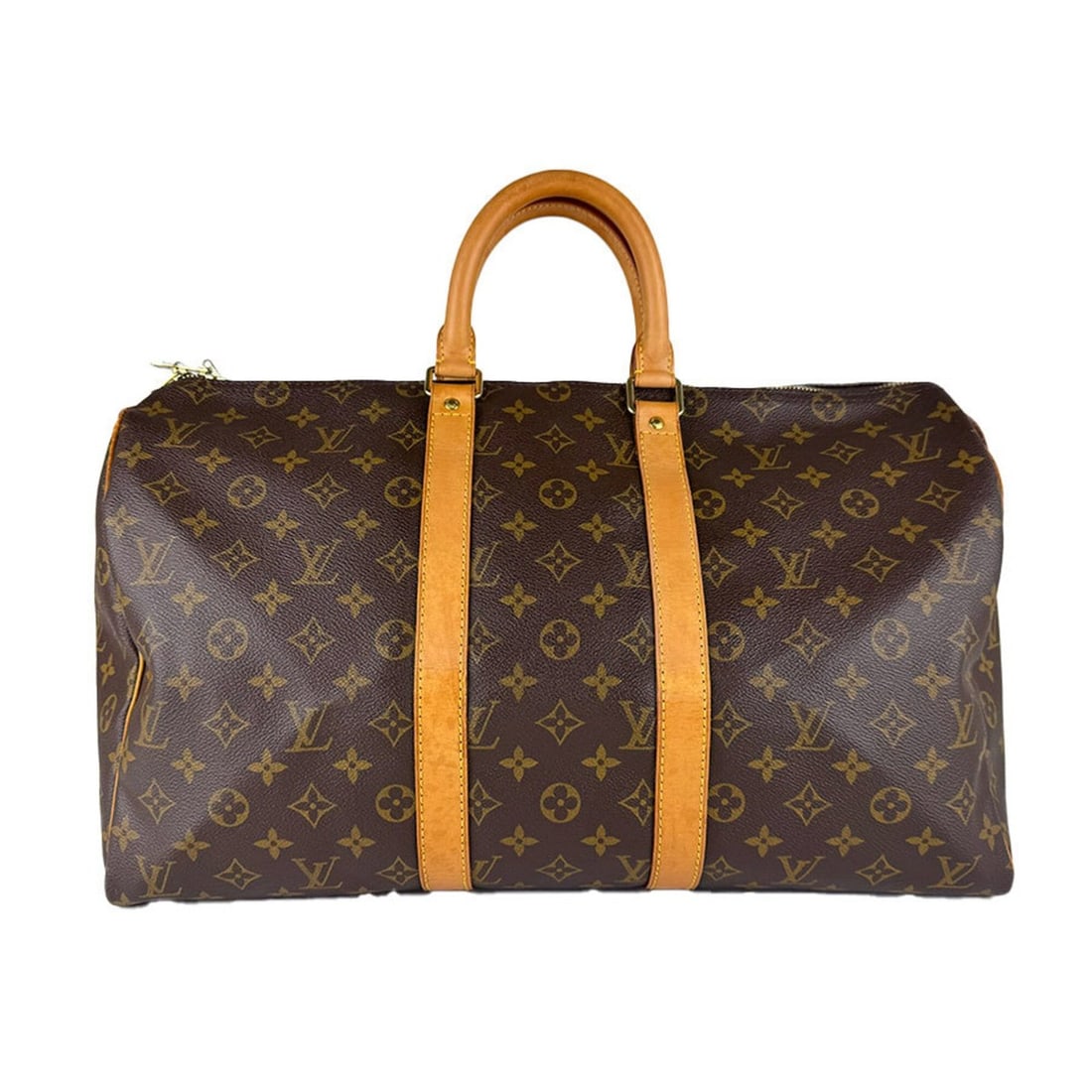 Louis Vuitton Keepall 45 Boston Bag, Monogram Canvas, Brown, Men's/Women's, M41428 z10870 (1 of 12)