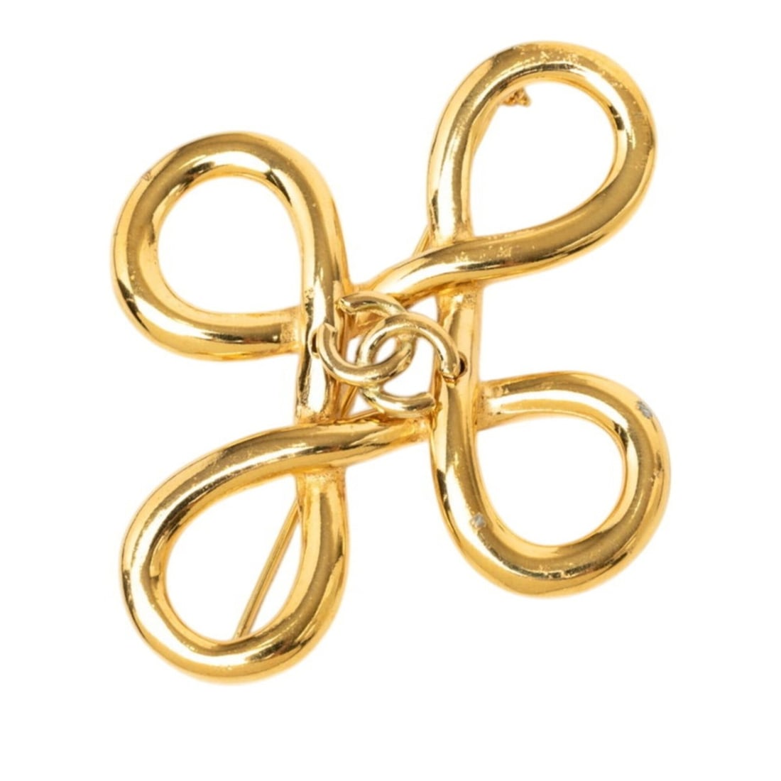 Chanel Coco Mark Brooch, Gold Plated, Women's CHANEL: --- Catalog ---Category: SizeSize (HxWxD): 6.51cm x 5.54cm / 2.56'' x 2.18''Category: DesignType: BroochColor: GoldGender: WomenCategory: GeneralBrand: Chanel--- Item List ---Section: ConditionRanking