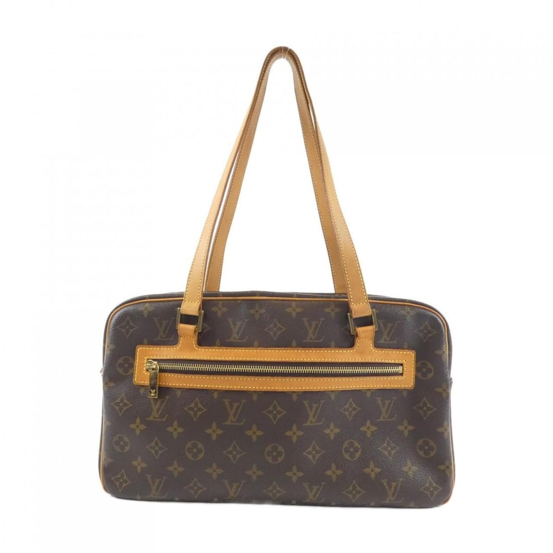 Louis Vuitton Monogram Cite GM M51181 Shoulder Bag: --- Catalog ---Category: SizeSize (HxWxD): 21cm x 37cm x 11cm / 8.26'' x 14.56'' x 4.33''Category: DesignType: Shoulder bagColor: MarronGender: WomenMaterial: Coated canvas Hardware Color: GoldCategor