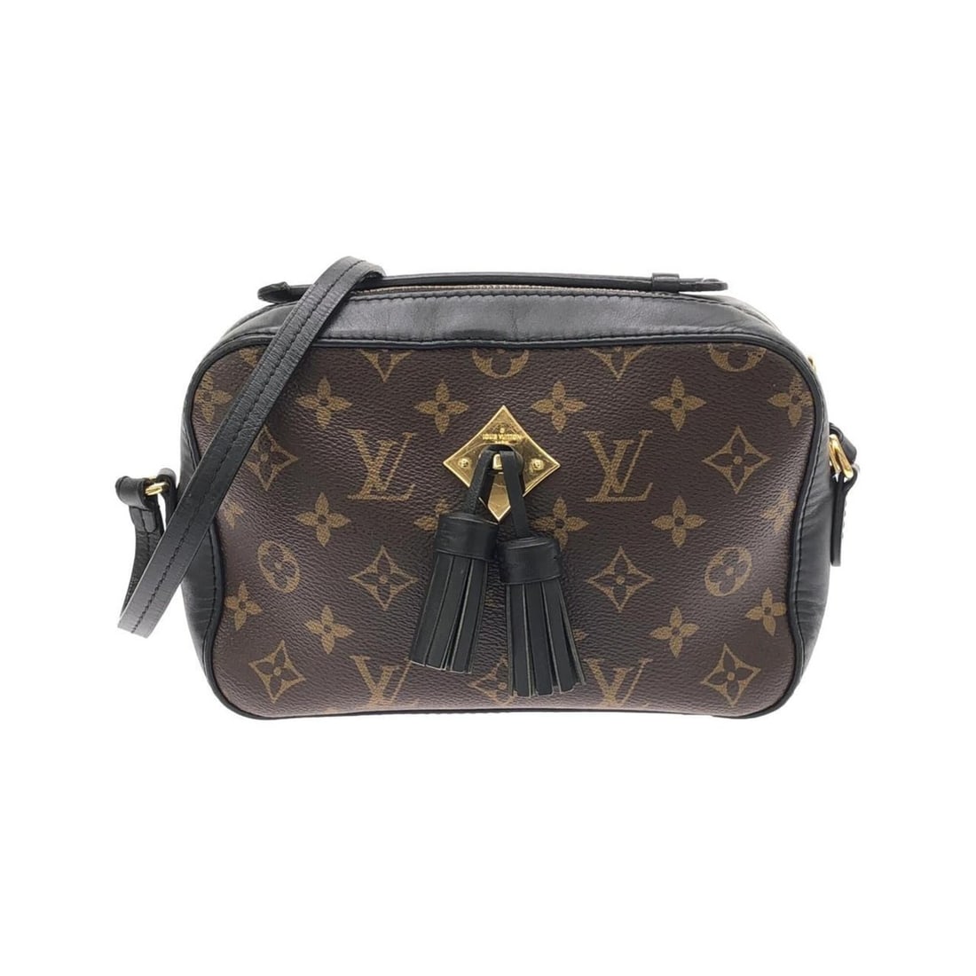 Louis Vuitton Monogram Saint-Onge M43555 Shoulder Bag: --- Catalog ---Category: SizeSize (HxWxD): 14cm x 21cm x 7cm / 5.51'' x 8.26'' x 2.75''Category: DesignType: Shoulder bagColor: Black, MarronGender: Women,MenMaterial: Coated canvas , Leather Hardware