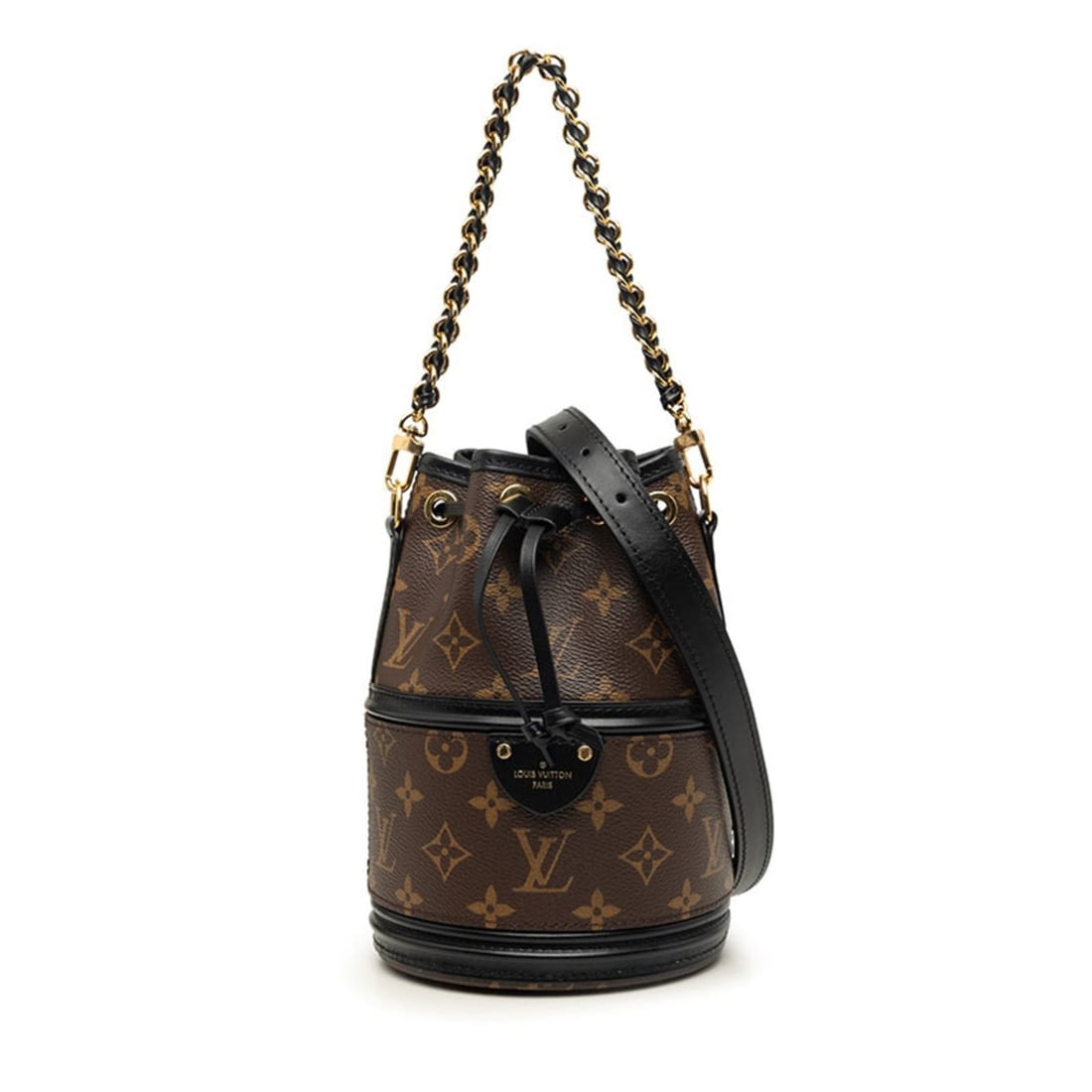 Louis Vuitton Monogram Canoe Handbag Shoulder Bag 2WAY M83480 Brown Black Leather Women's LOUIS: --- Catalog ---Category: SizeStrap Drop: 51.5cm / 20.27''Handle Drop: 15.50cm / 6.10''Size (HxWxD): 21cm x 14cm x 14cm / 8.26'' x 5.51'' x 5.51''Category: DesignType: Handbag, Shoulder bagColor: Black