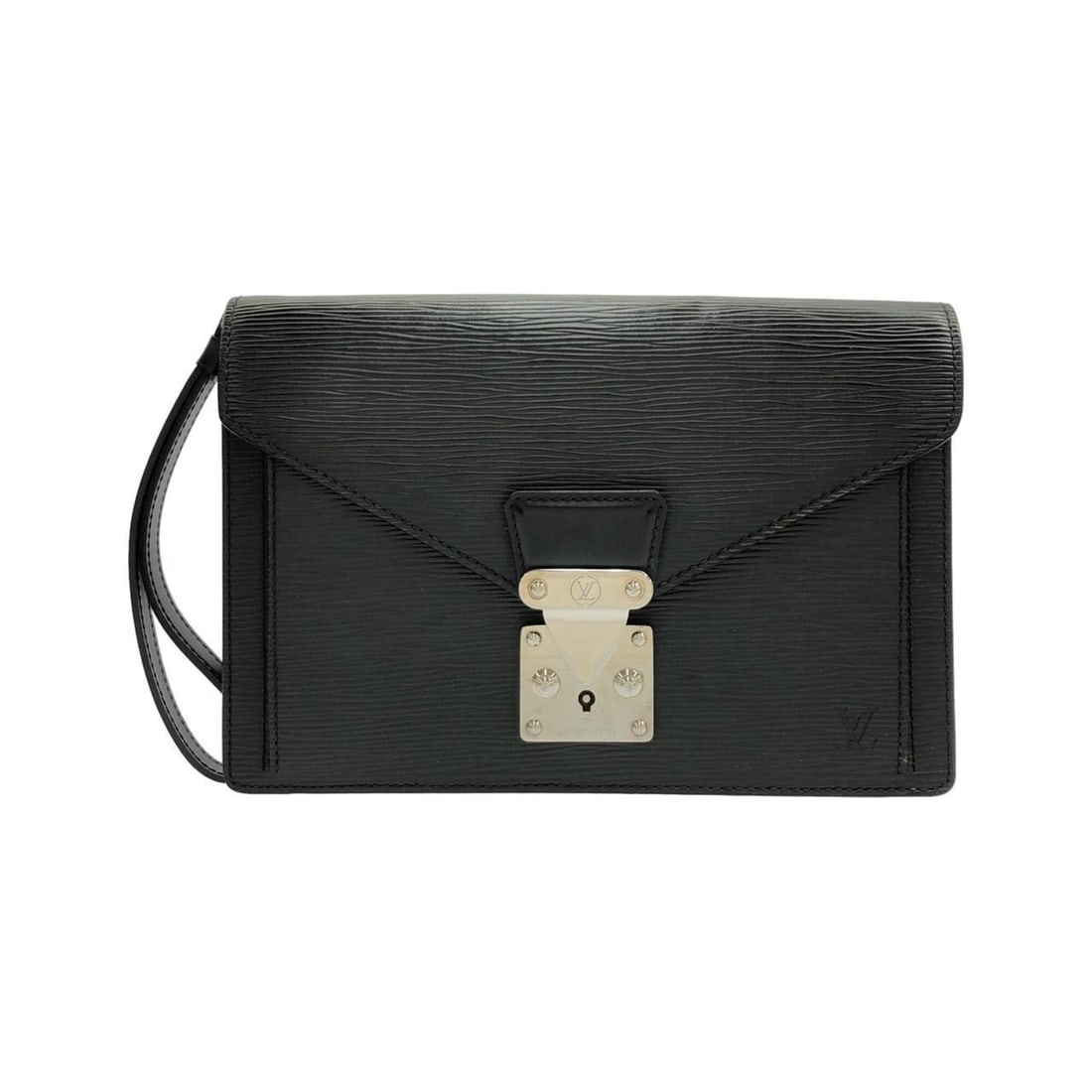 Louis Vuitton Epi Pochette Sellier Dragonne M52762 Second Bag: --- Catalog ---Category: SizeSize (HxWxD): 17.5cm x 26cm x 4.5cm / 6.88'' x 10.23'' x 1.77''Category: DesignType: PochetteColor: BlackGender: Women,MenMaterial: Leather Leather/Fur Type: CalfskinCateg