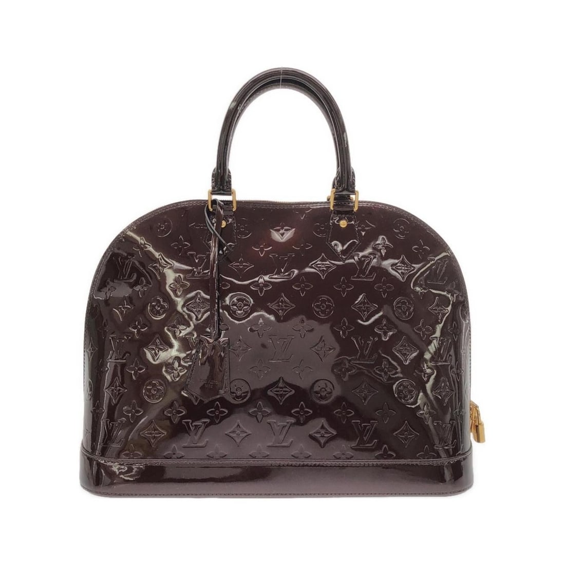Louis Vuitton Vernis Alma GM M93595 Handbag: --- Catalog ---Category: SizeSize (HxWxD): 29cm x 39cm x 19cm / 11.41'' x 15.35'' x 7.48''Category: DesignType: HandbagColor: AmaranteGender: Women,MenMaterial: Leather Leather/Fur Type: Enamel Leathe