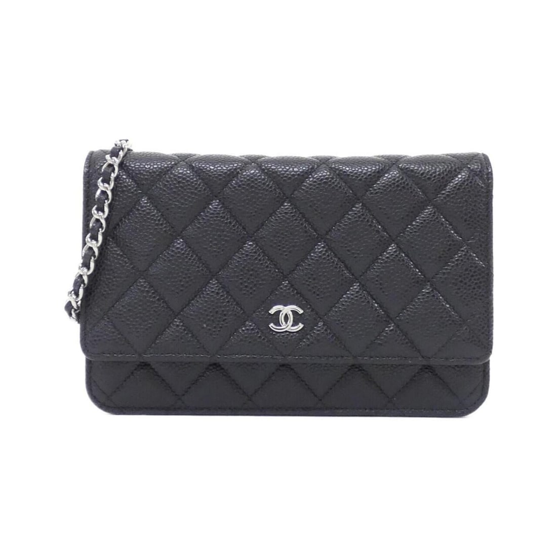 Chanel Timeless Classic Line AP0250 Wallet Chain: --- Catalog ---Category: SizeSize (HxWxD): 12cm x 19cm x 4cm / 4.72'' x 7.48'' x 1.57''Category: DesignType: Chain/Shoulder walletColor: BlackGender: WomenMaterial: Grained Calfskin Category: GeneralM